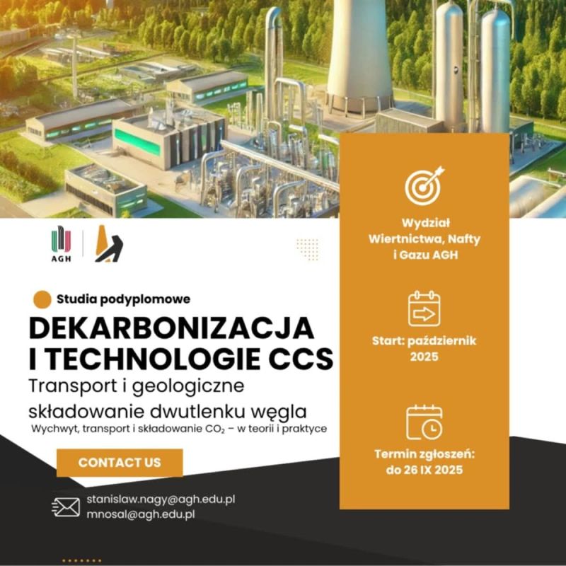 Studia podyplomowe „Dekarbonizacja i technologie CCS” – szansa dla przyszłych specjalistów